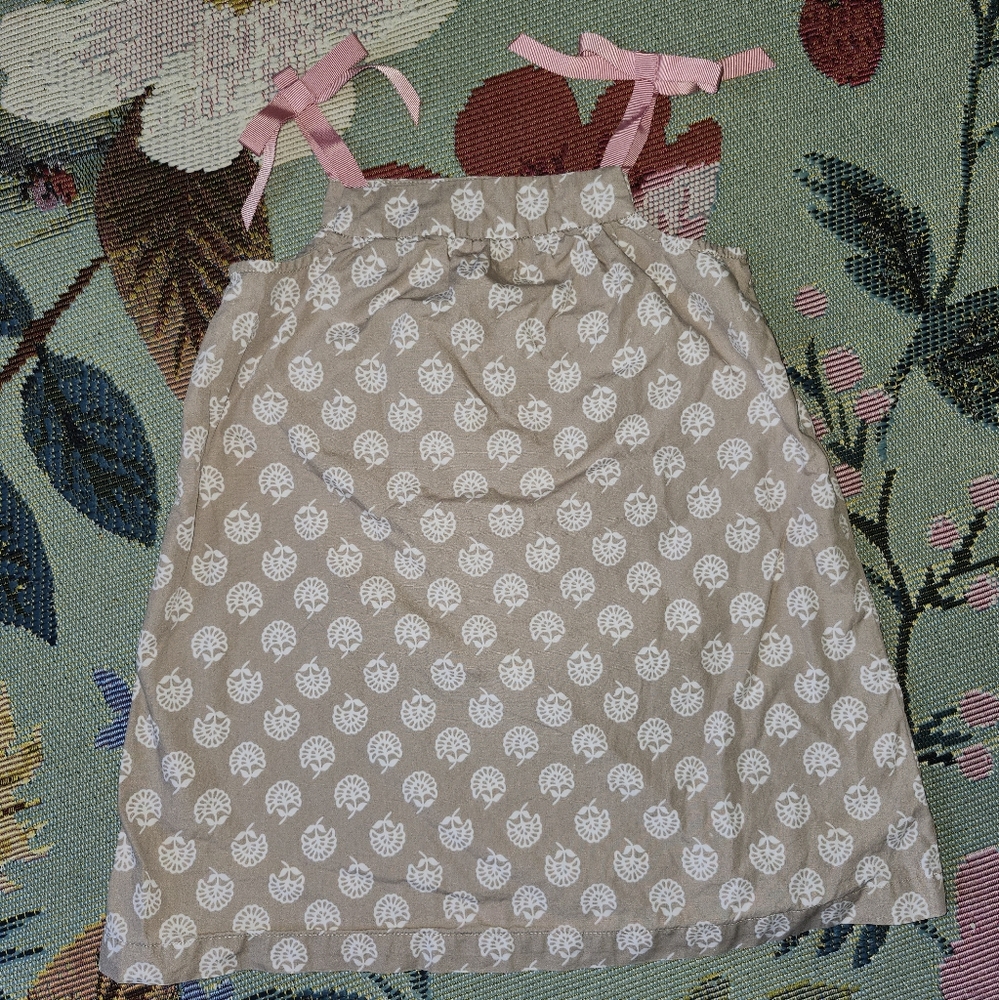 Hanna Andersson Thistle Taupe Pillowcase Style Dress 90